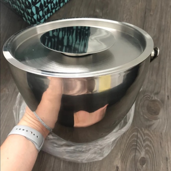 Pottery Barn Dining Galvanised Metal Ice Bucket Poshmark